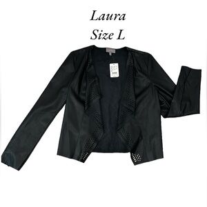 BMWT LAURA BLACK BLAZER JACKET SIZE L
